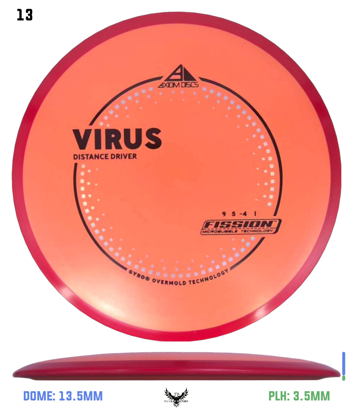 Axiom Fission Virus - New Stock Stamp