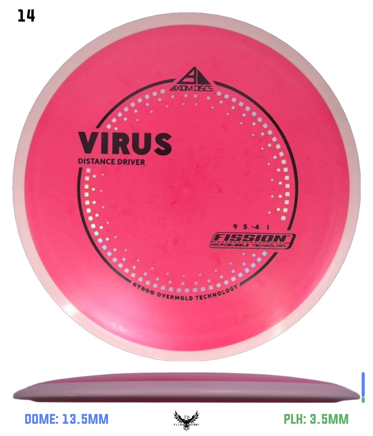 Axiom Fission Virus - New Stock Stamp