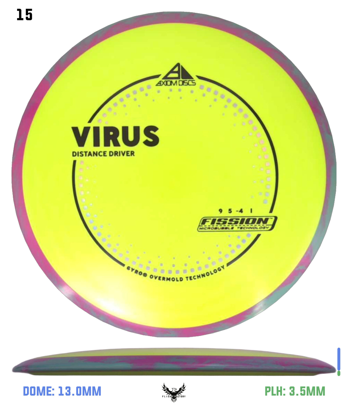Axiom Fission Virus - New Stock Stamp
