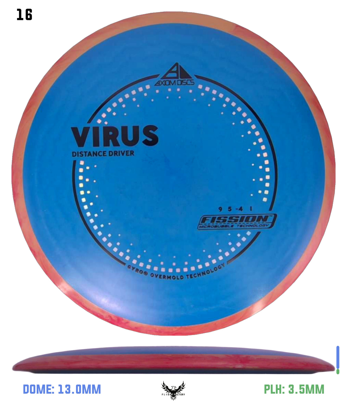 Axiom Fission Virus - New Stock Stamp