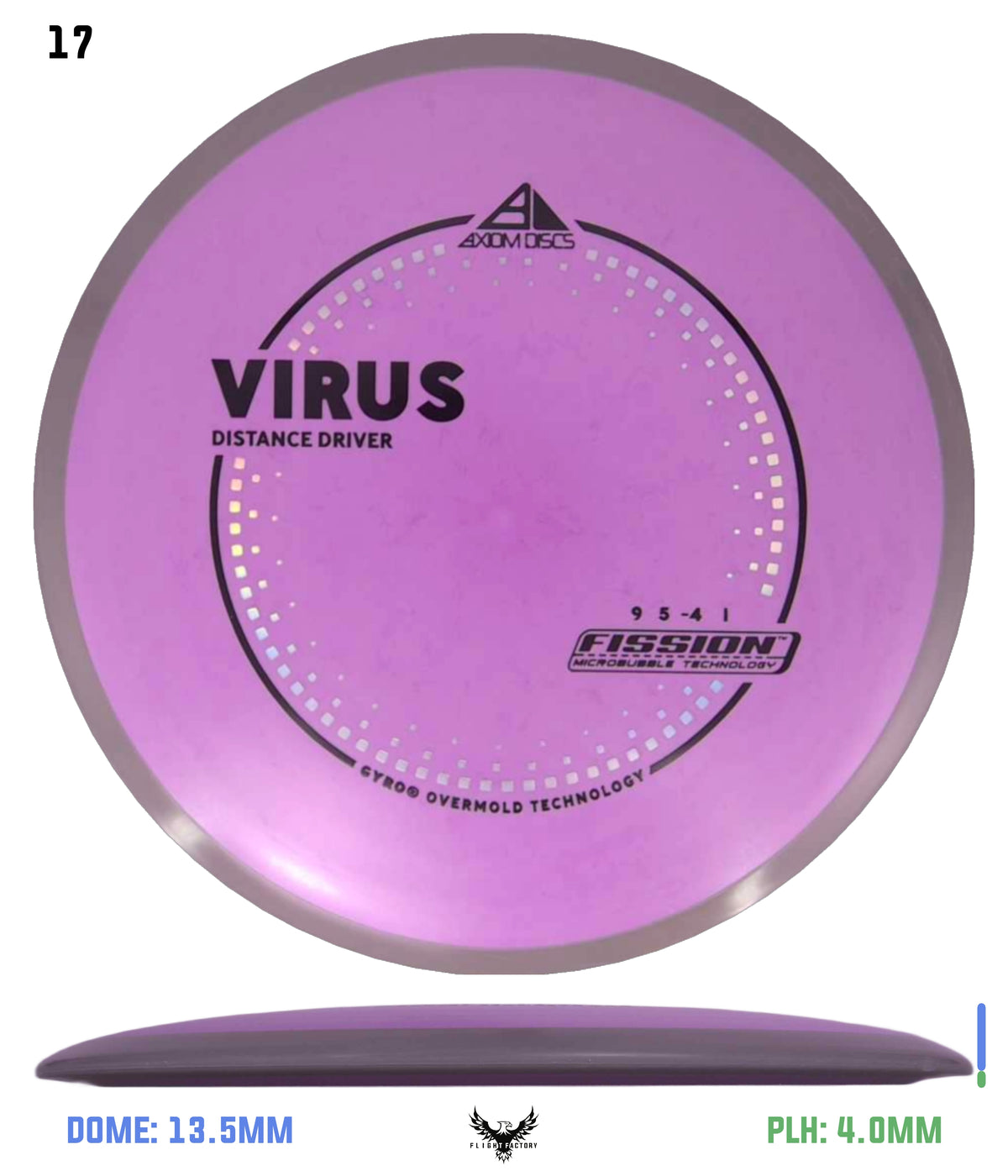 Axiom Fission Virus - New Stock Stamp
