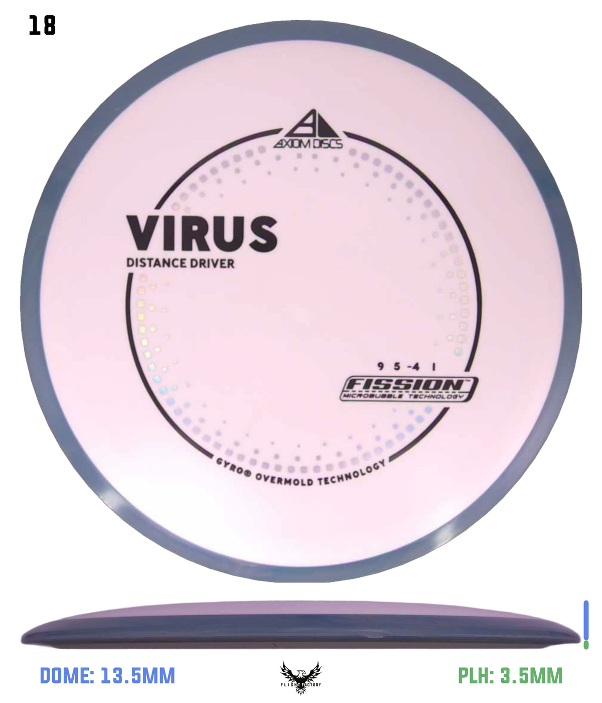 Axiom Fission Virus - New Stock Stamp