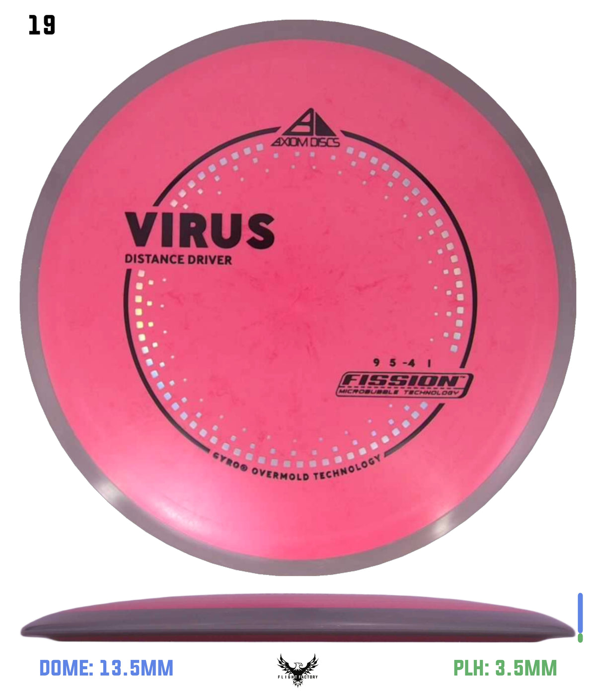 Axiom Fission Virus - New Stock Stamp