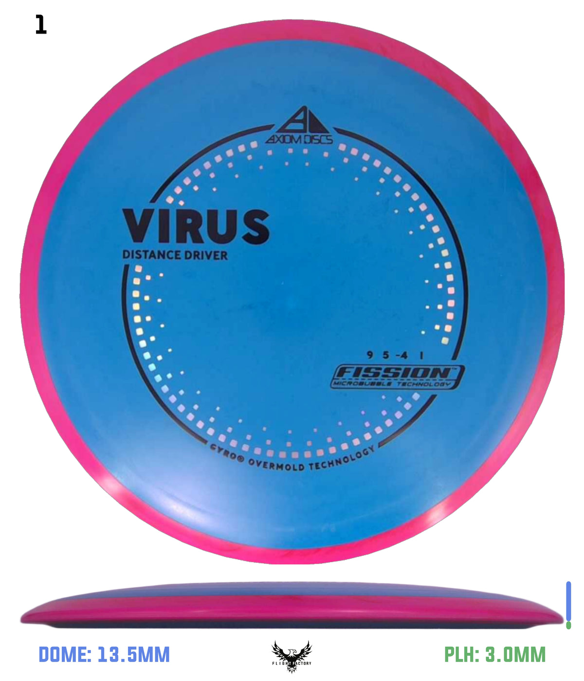 Axiom Fission Virus - New Stock Stamp
