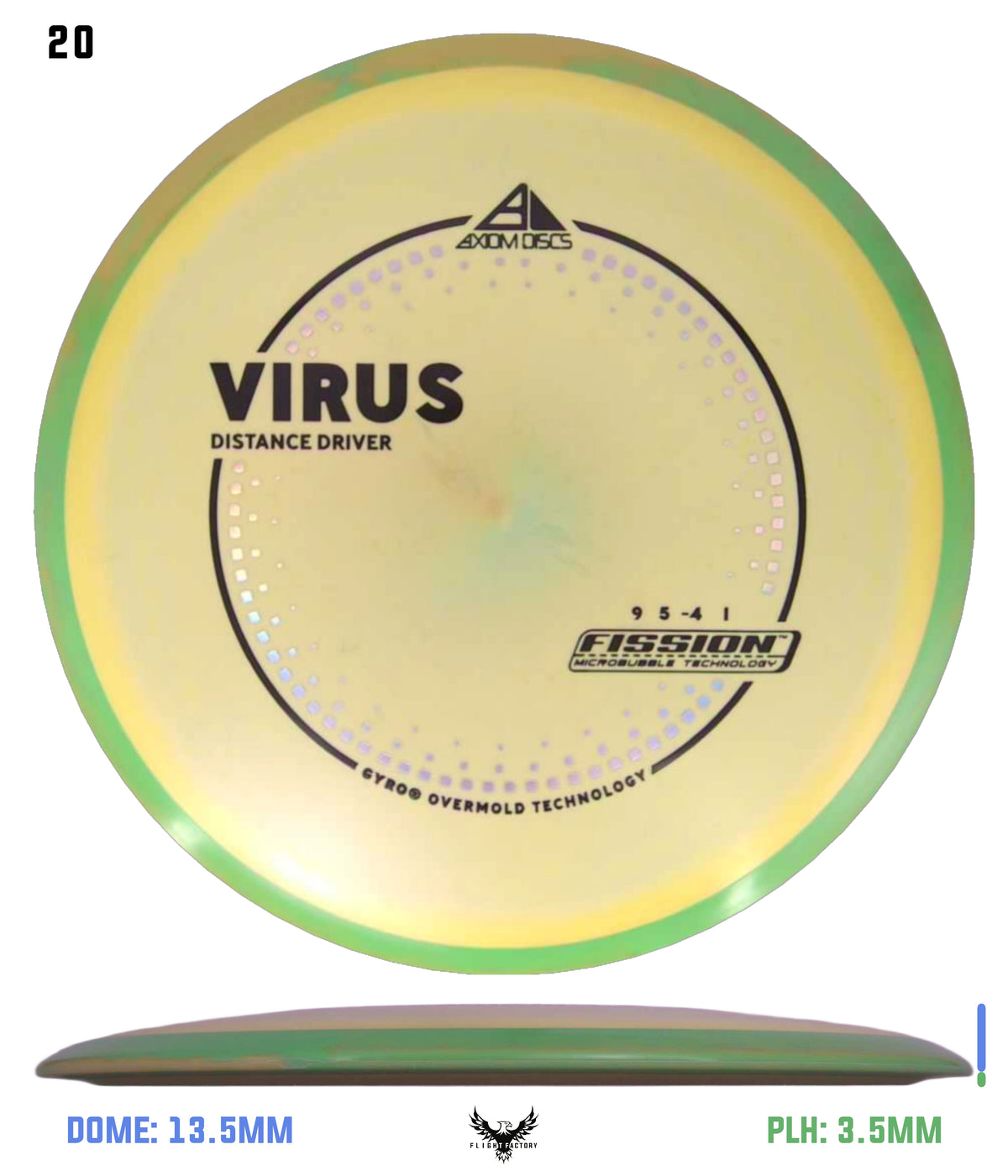 Axiom Fission Virus - New Stock Stamp
