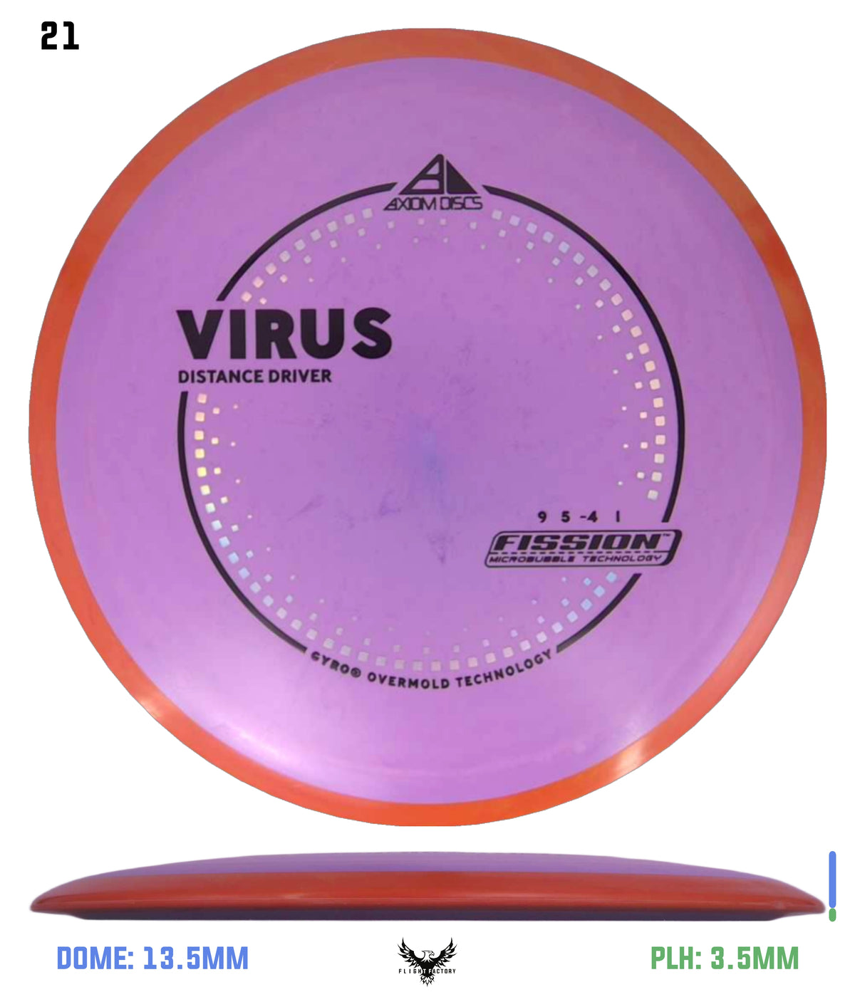 Axiom Fission Virus - New Stock Stamp