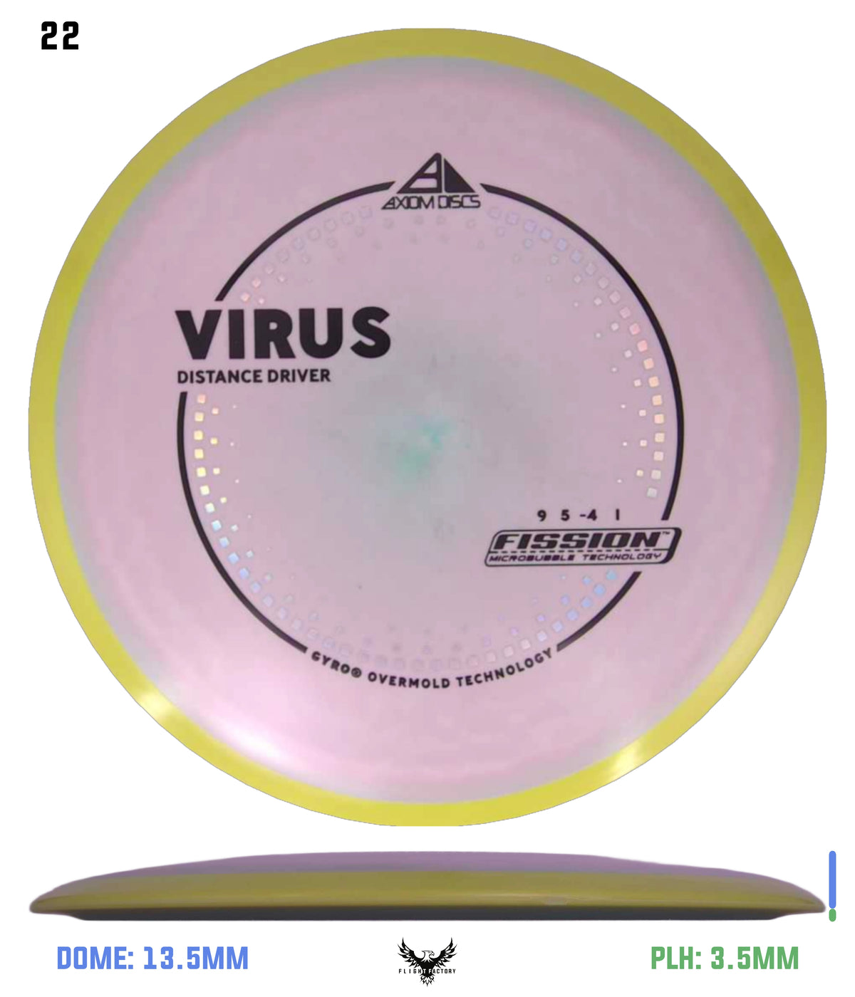 Axiom Fission Virus - New Stock Stamp