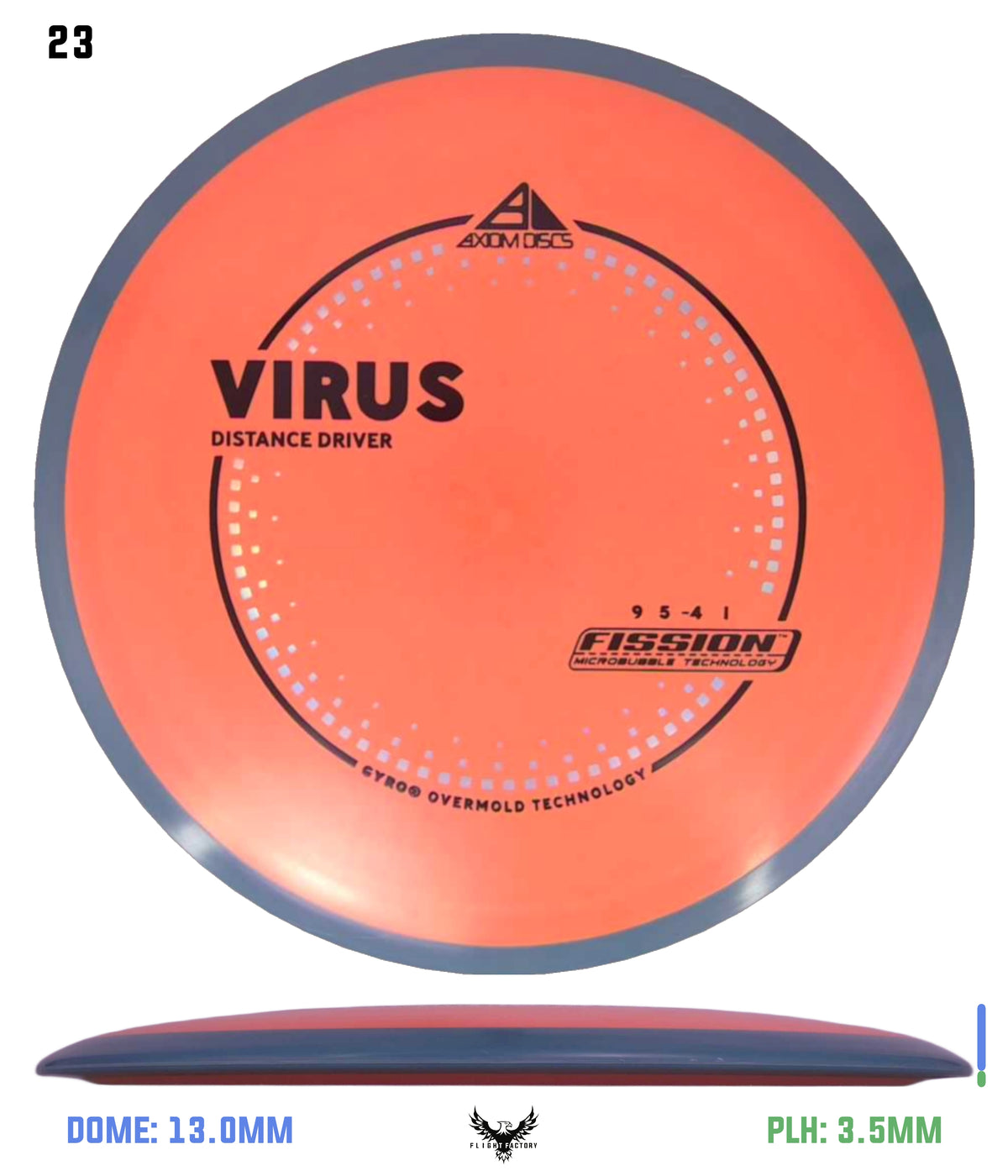 Axiom Fission Virus - New Stock Stamp