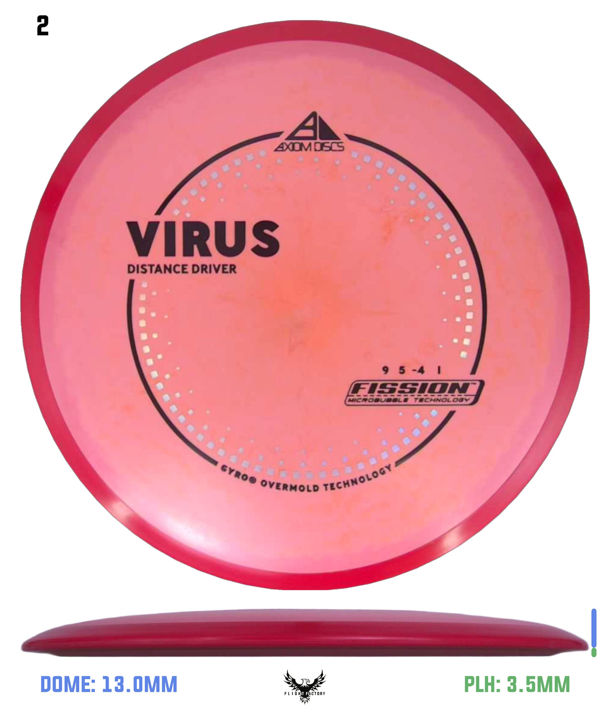 Axiom Fission Virus - New Stock Stamp