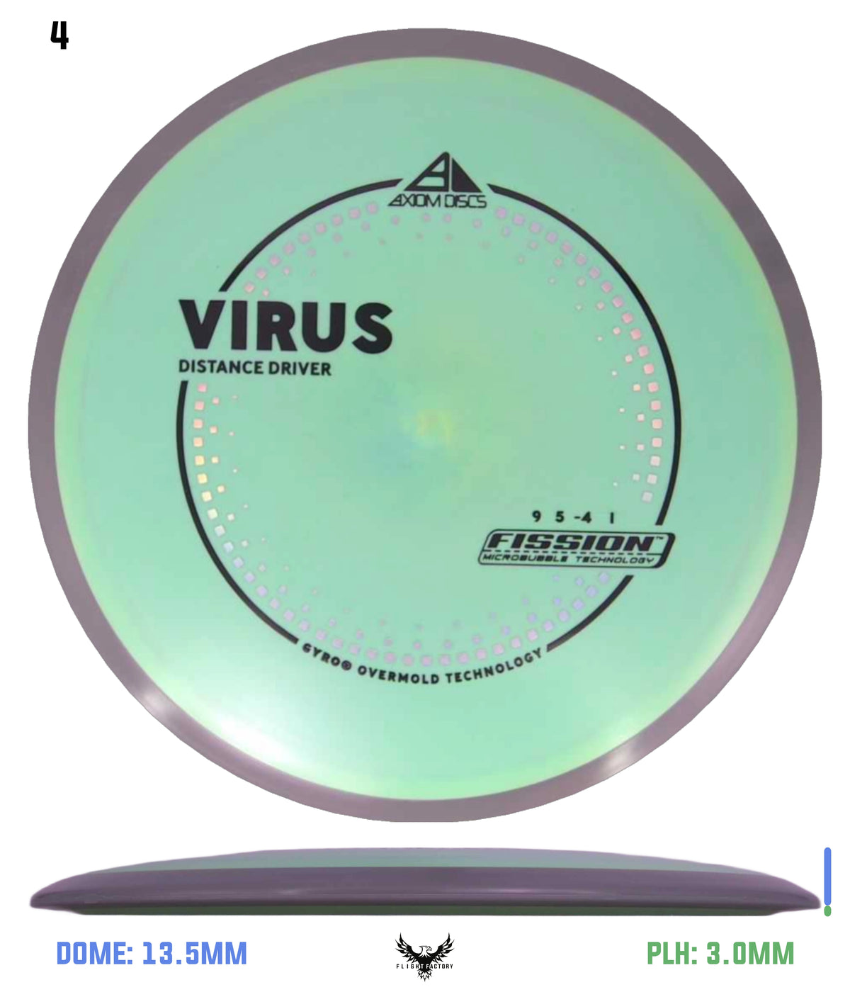 Axiom Fission Virus - New Stock Stamp