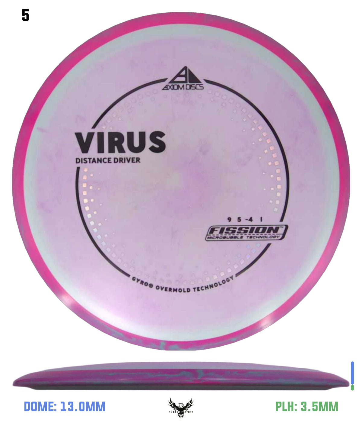Axiom Fission Virus - New Stock Stamp