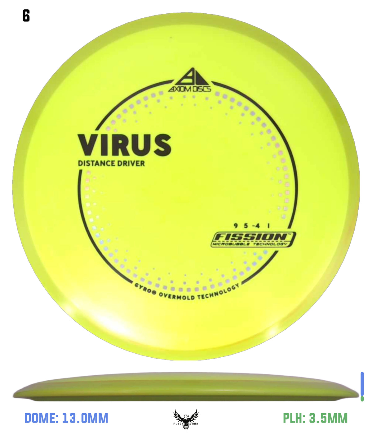 Axiom Fission Virus - New Stock Stamp