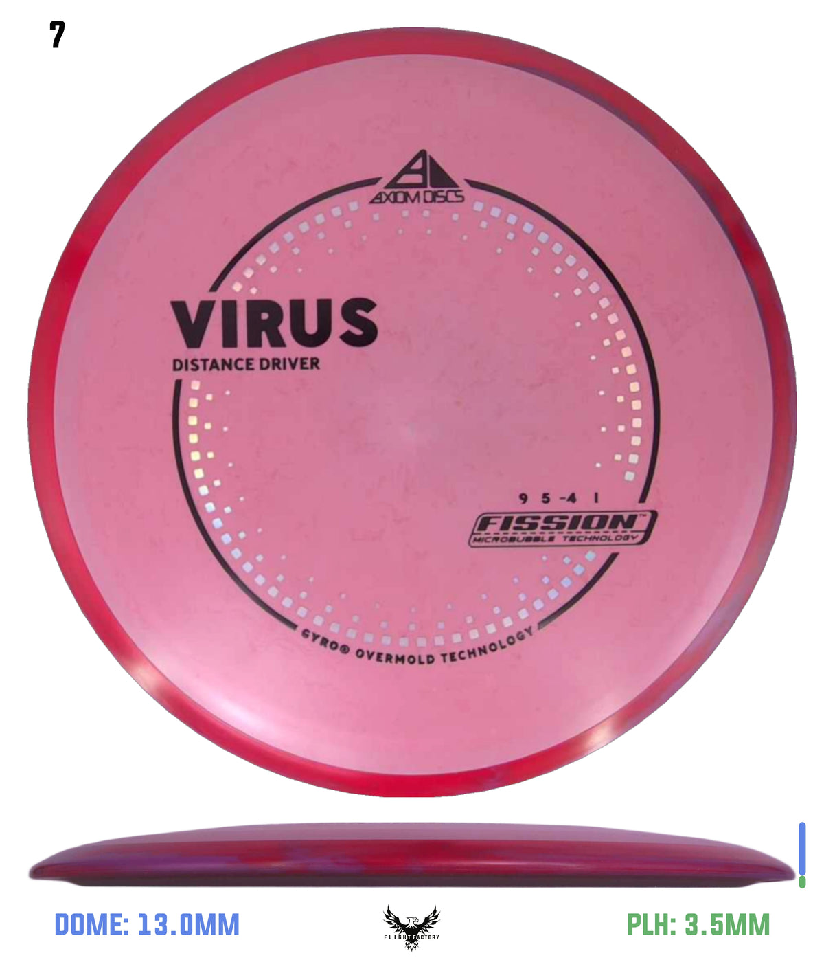 Axiom Fission Virus - New Stock Stamp