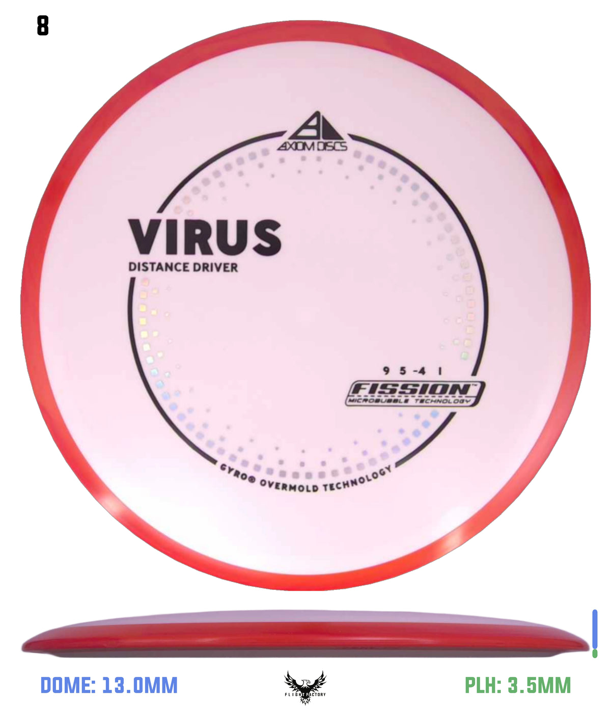 Axiom Fission Virus - New Stock Stamp