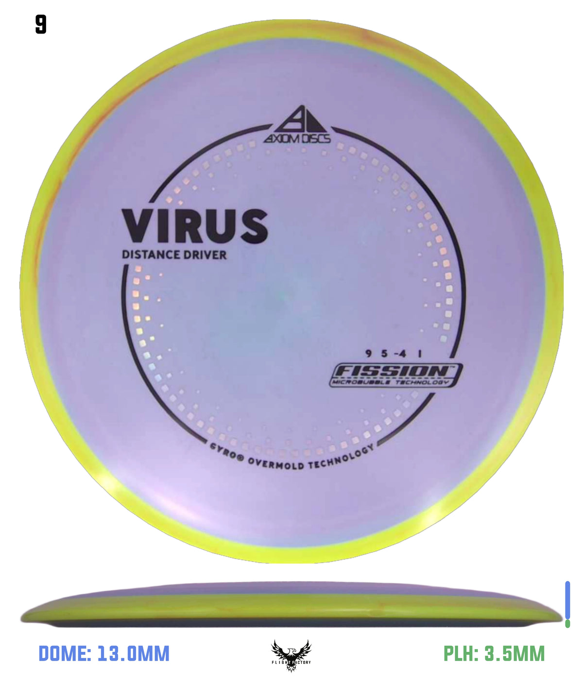 Axiom Fission Virus - New Stock Stamp