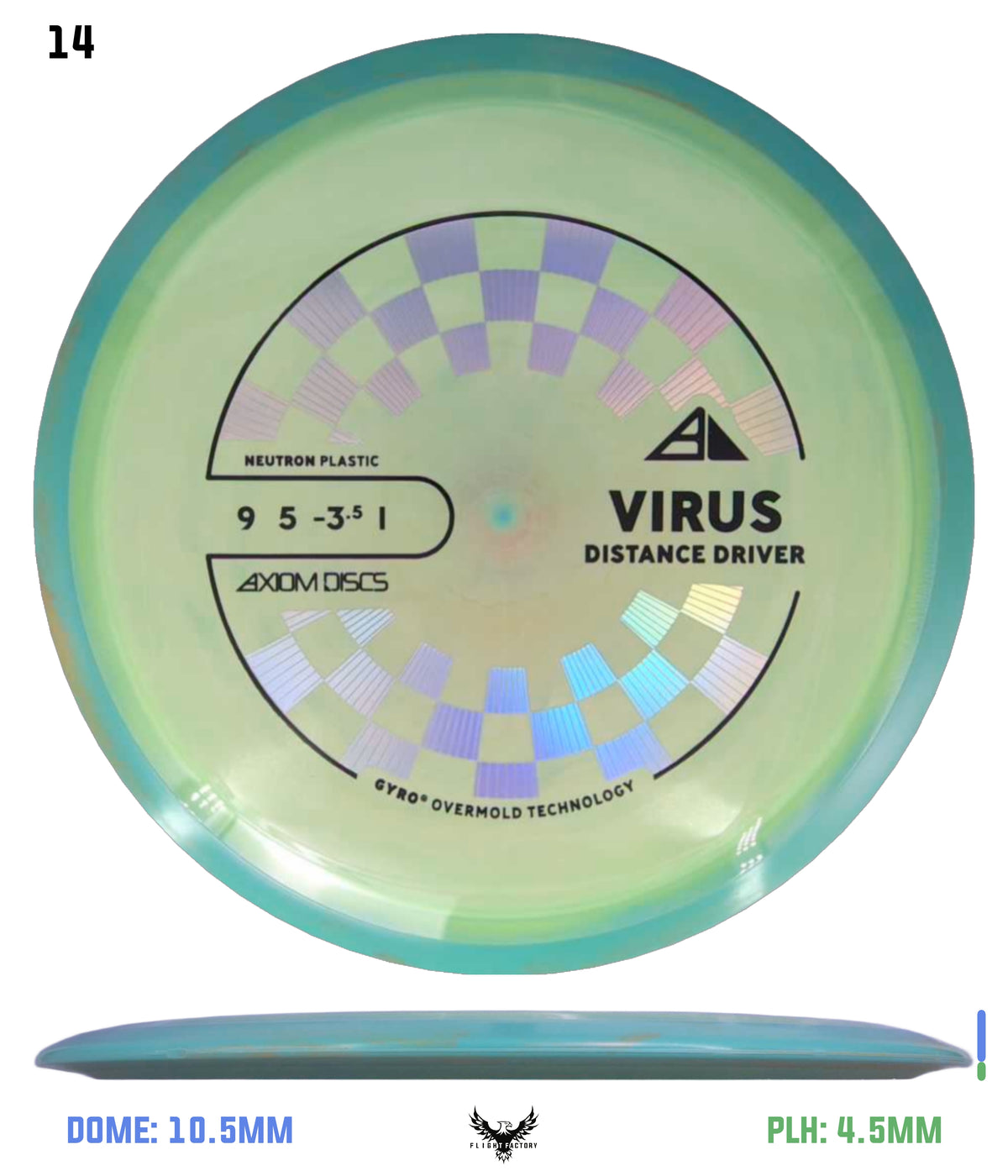 Axiom Neutron Virus - New Stock Stamp