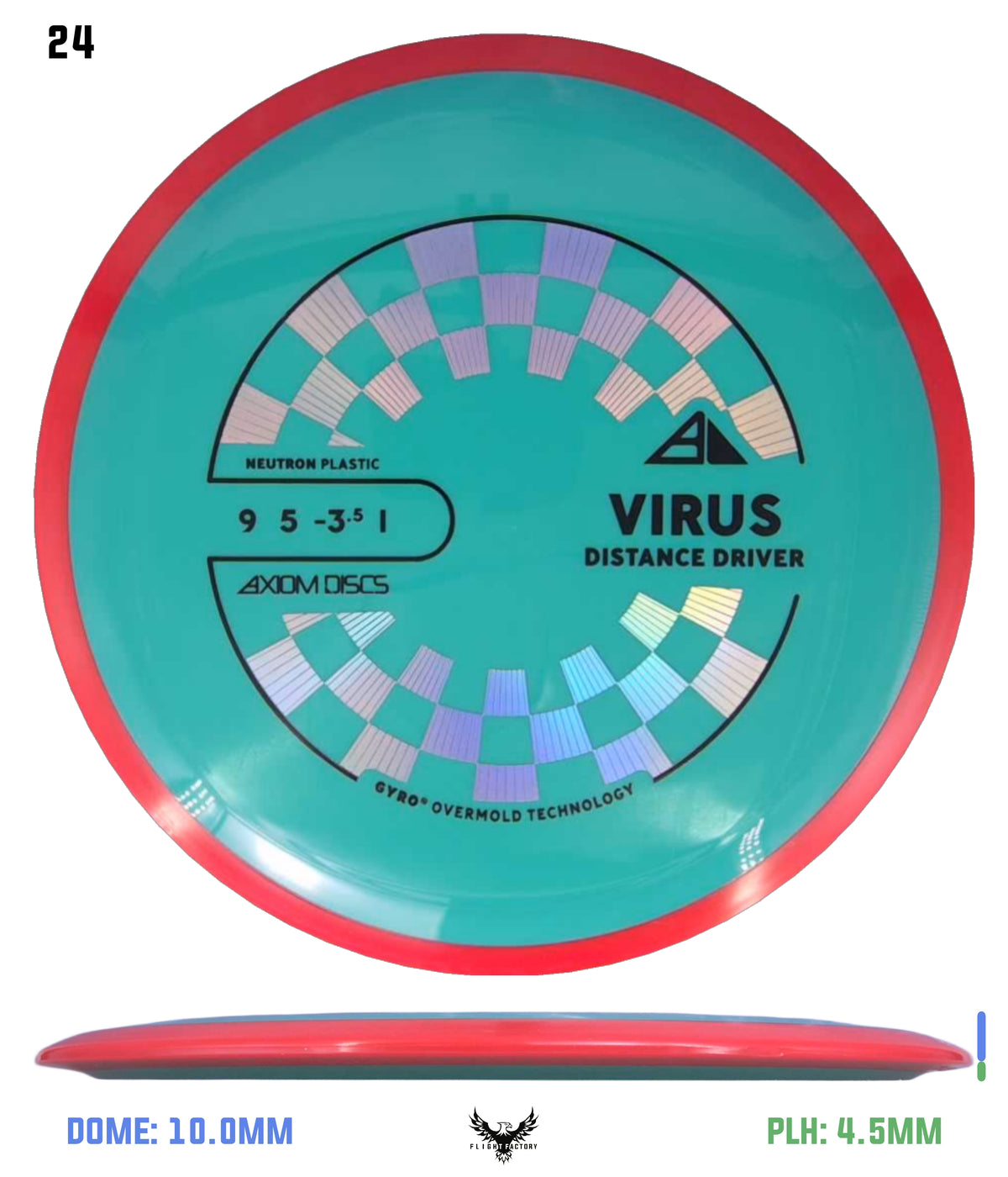 Axiom Neutron Virus - New Stock Stamp