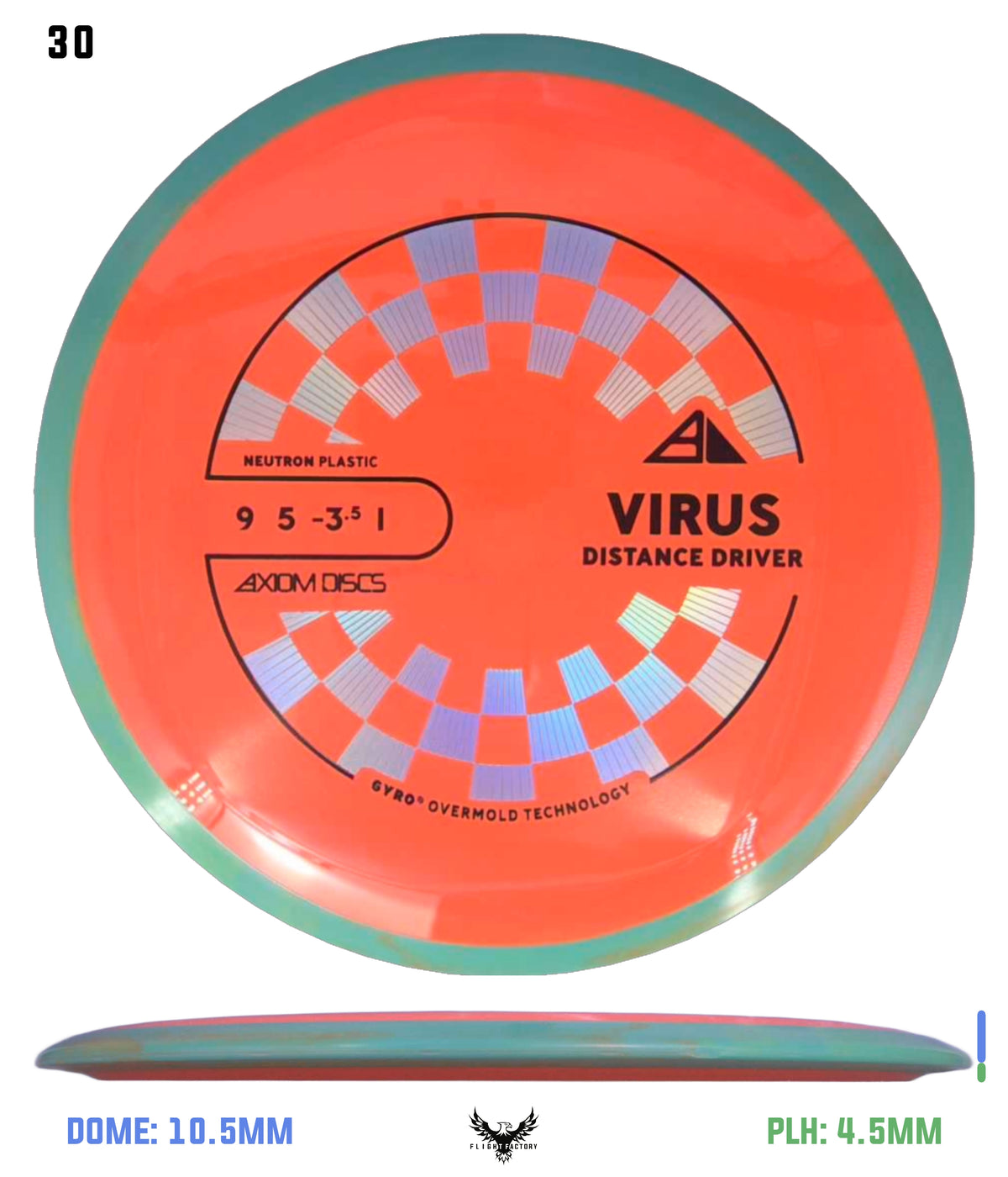 Axiom Neutron Virus - New Stock Stamp