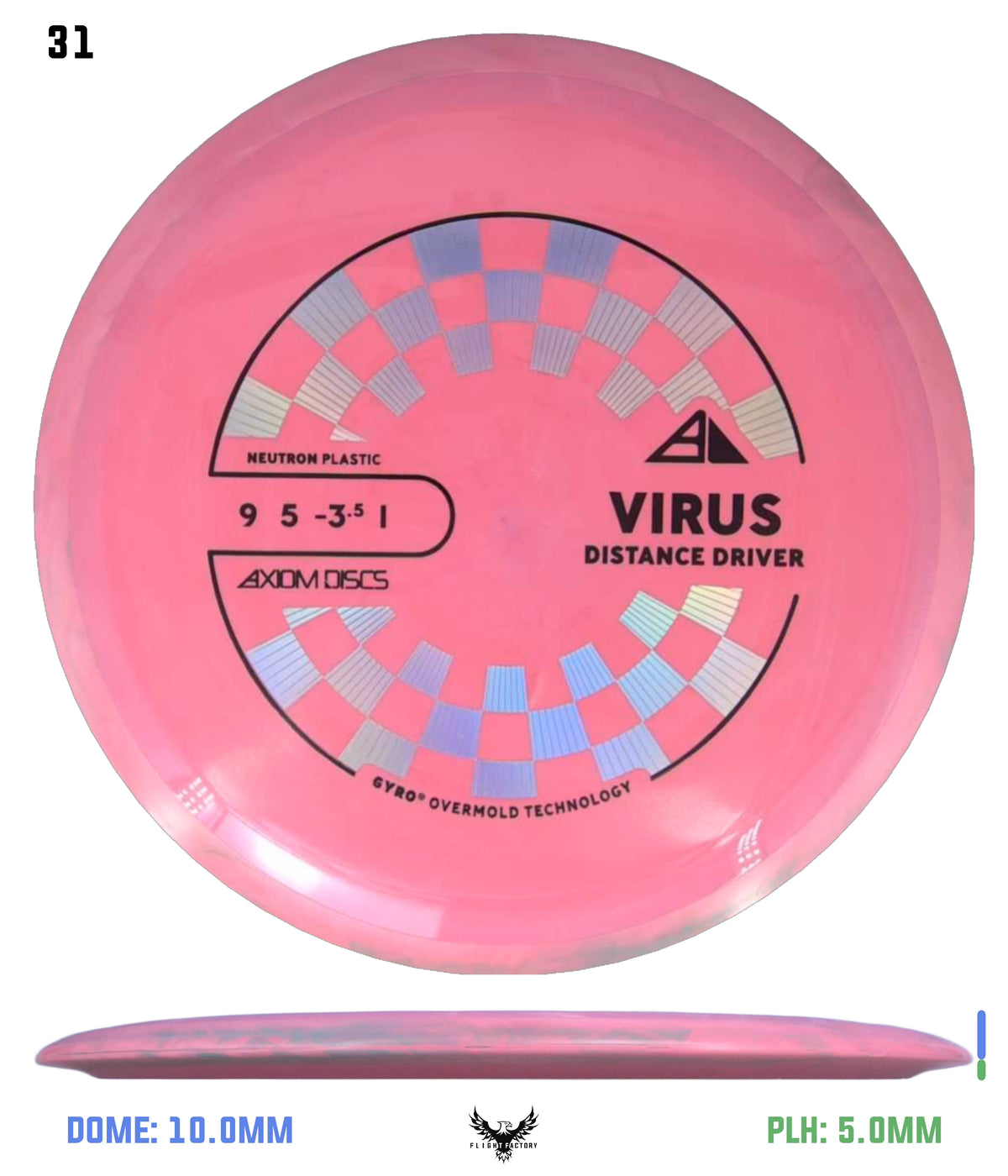 Axiom Neutron Virus - New Stock Stamp