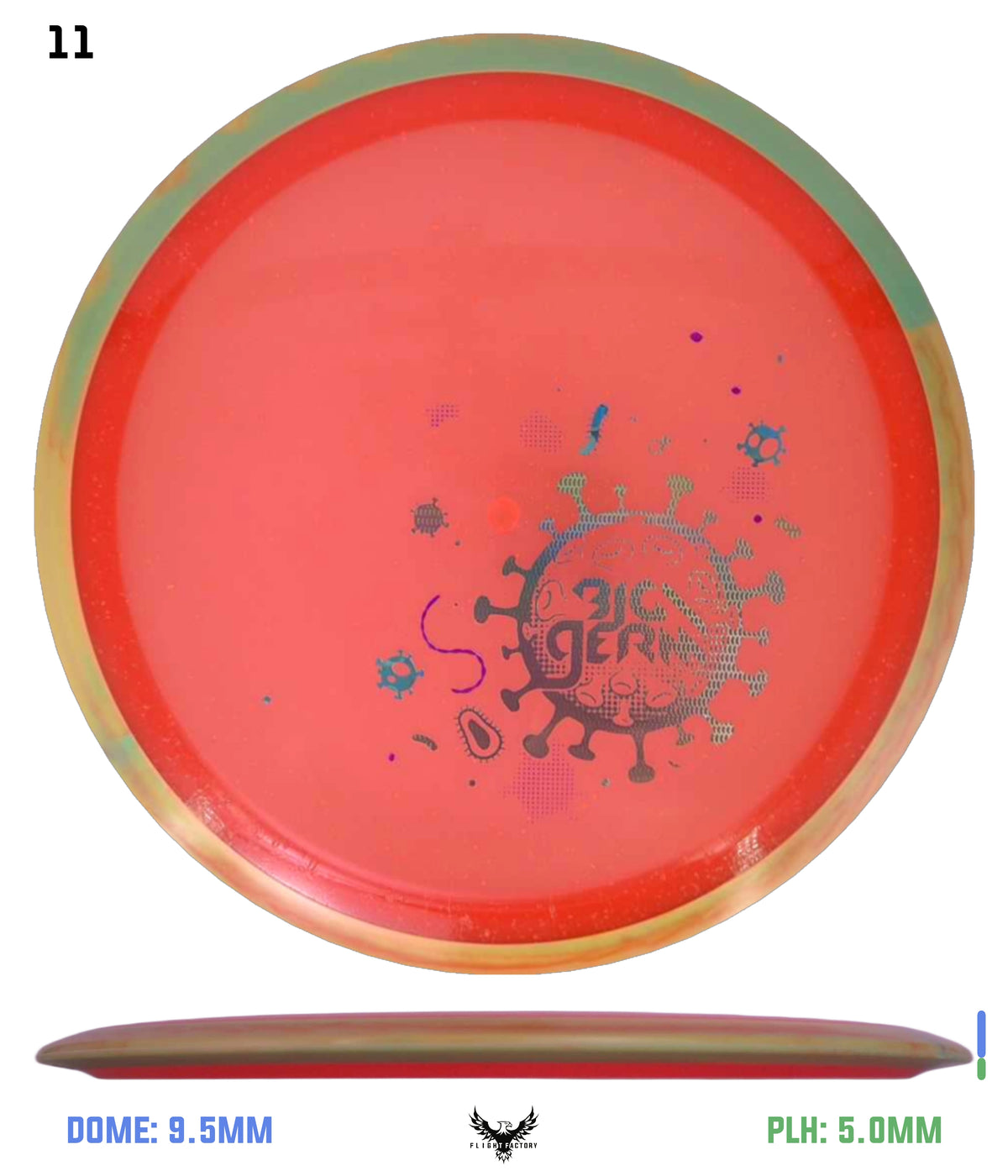 Axiom Particle Glow Proton Virus - "Big Germ Virus"
