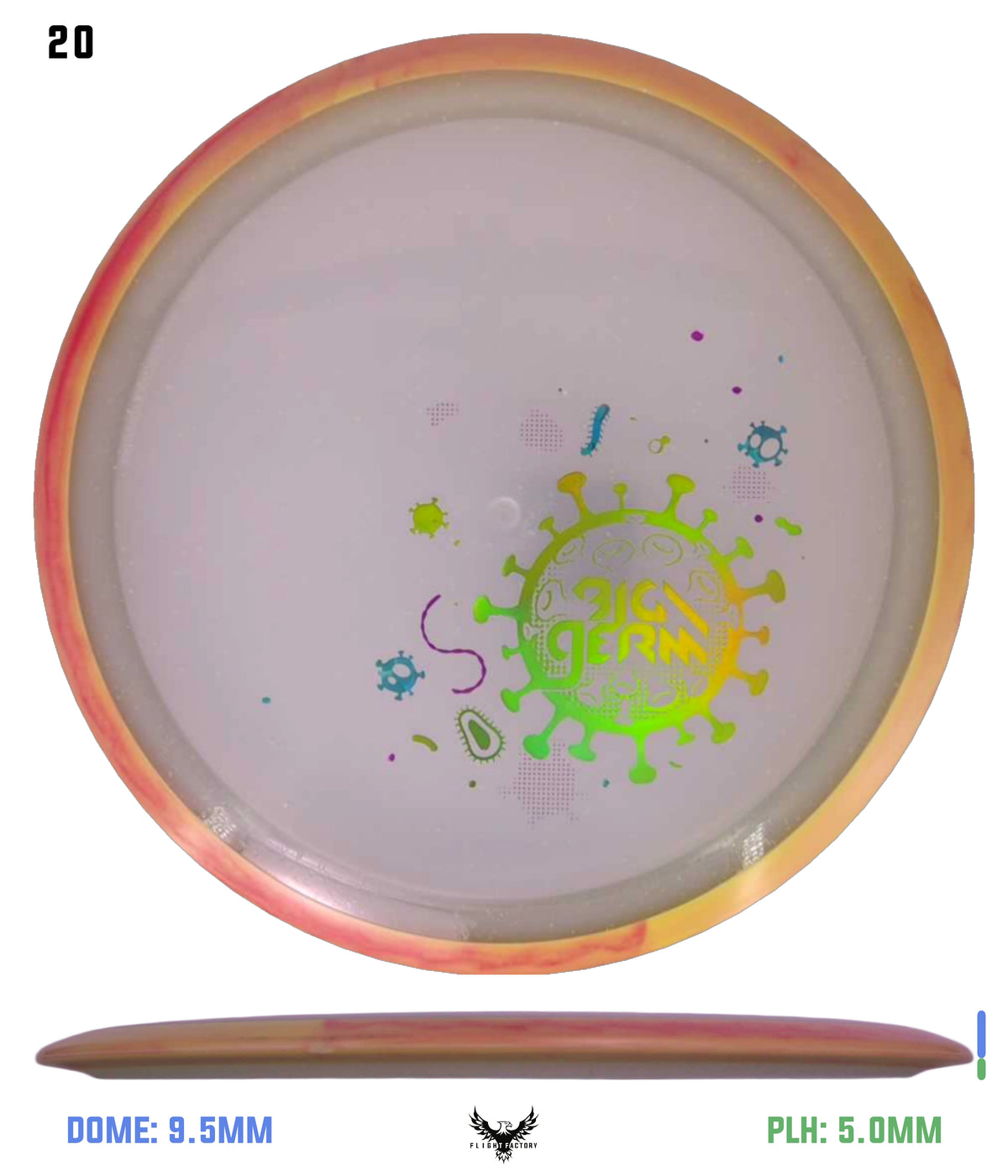 Axiom Particle Glow Proton Virus - "Big Germ Virus"