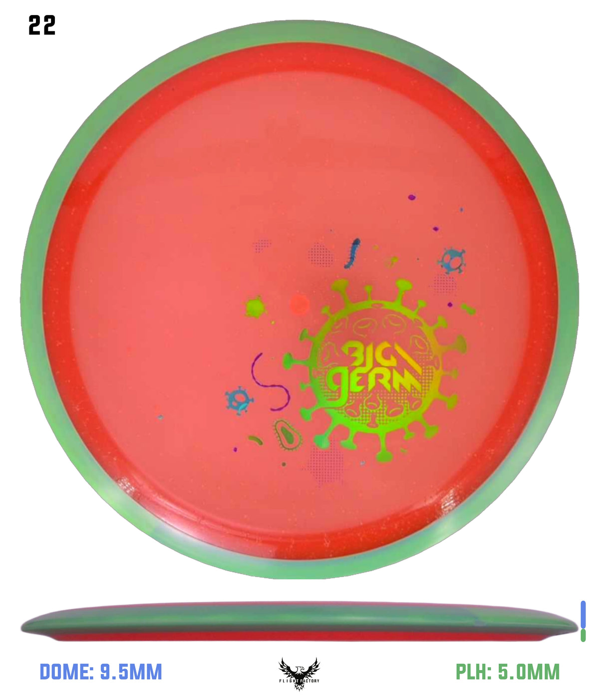 Axiom Particle Glow Proton Virus - "Big Germ Virus"
