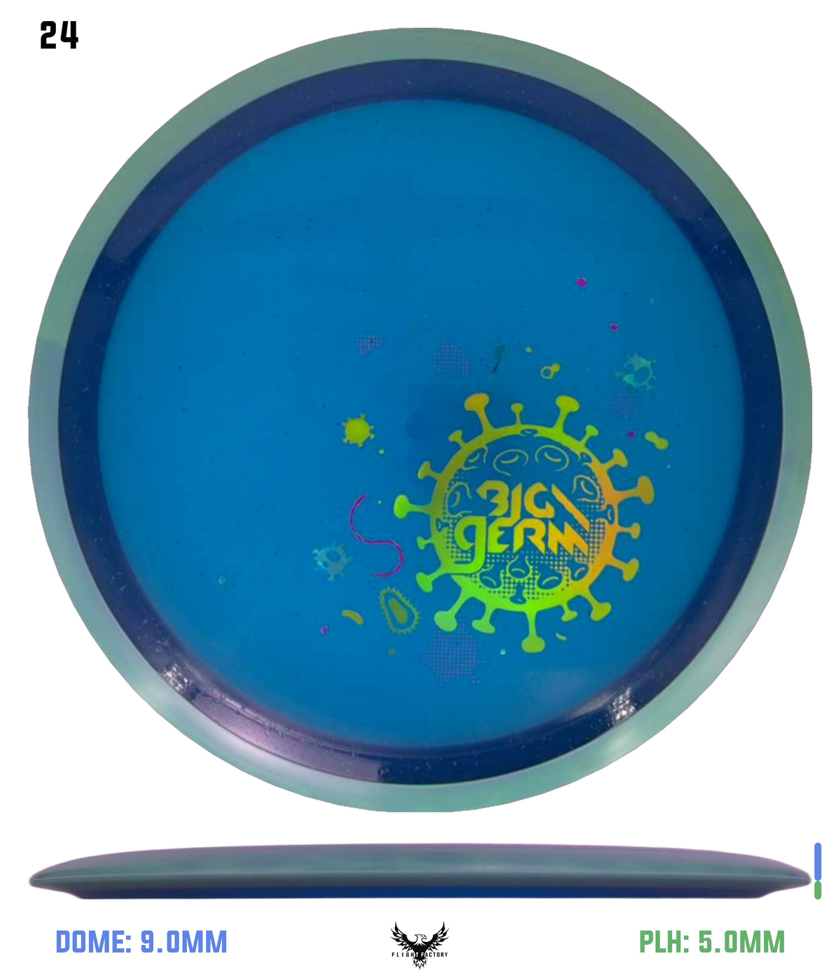 Axiom Particle Glow Proton Virus - "Big Germ Virus"