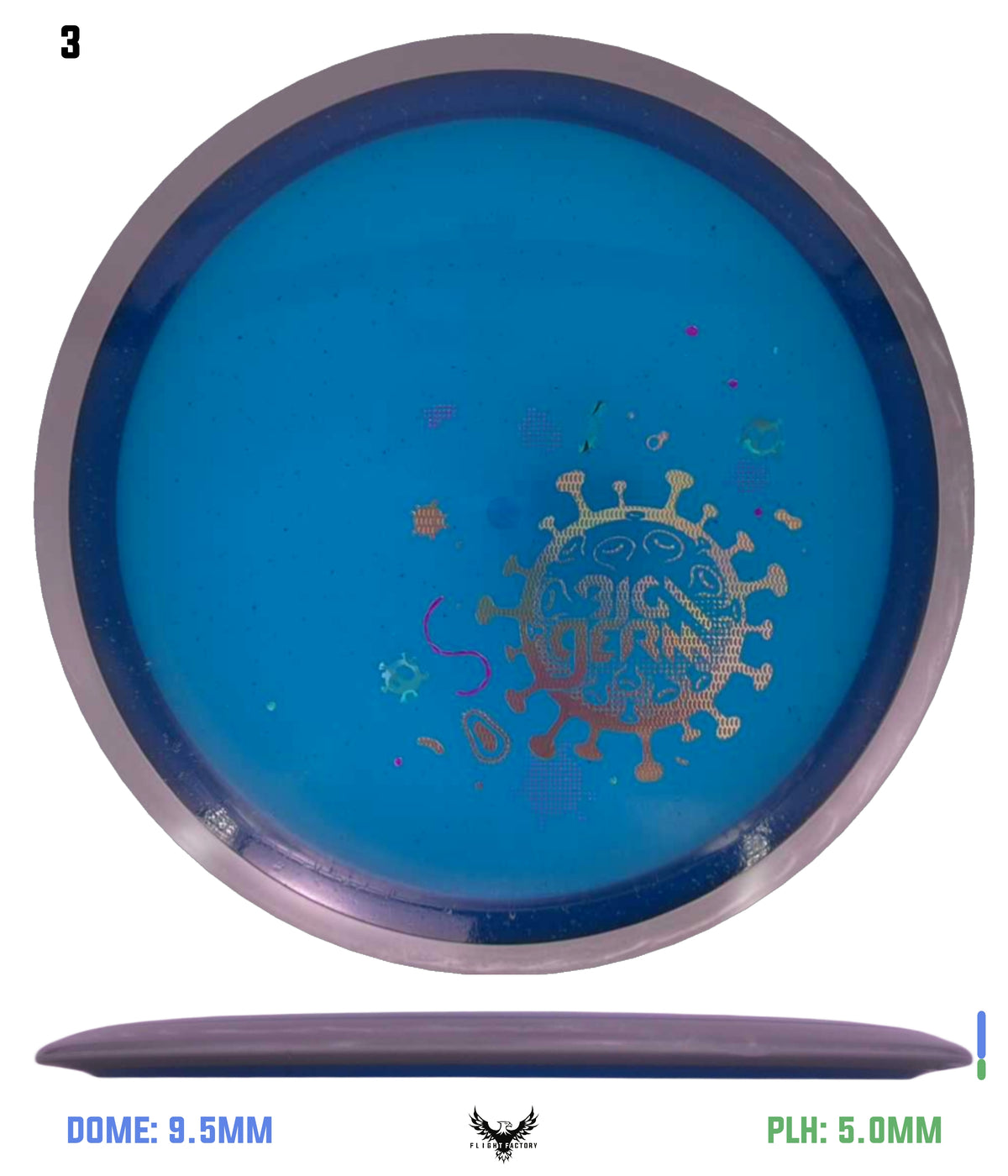 Axiom Particle Glow Proton Virus - "Big Germ Virus"