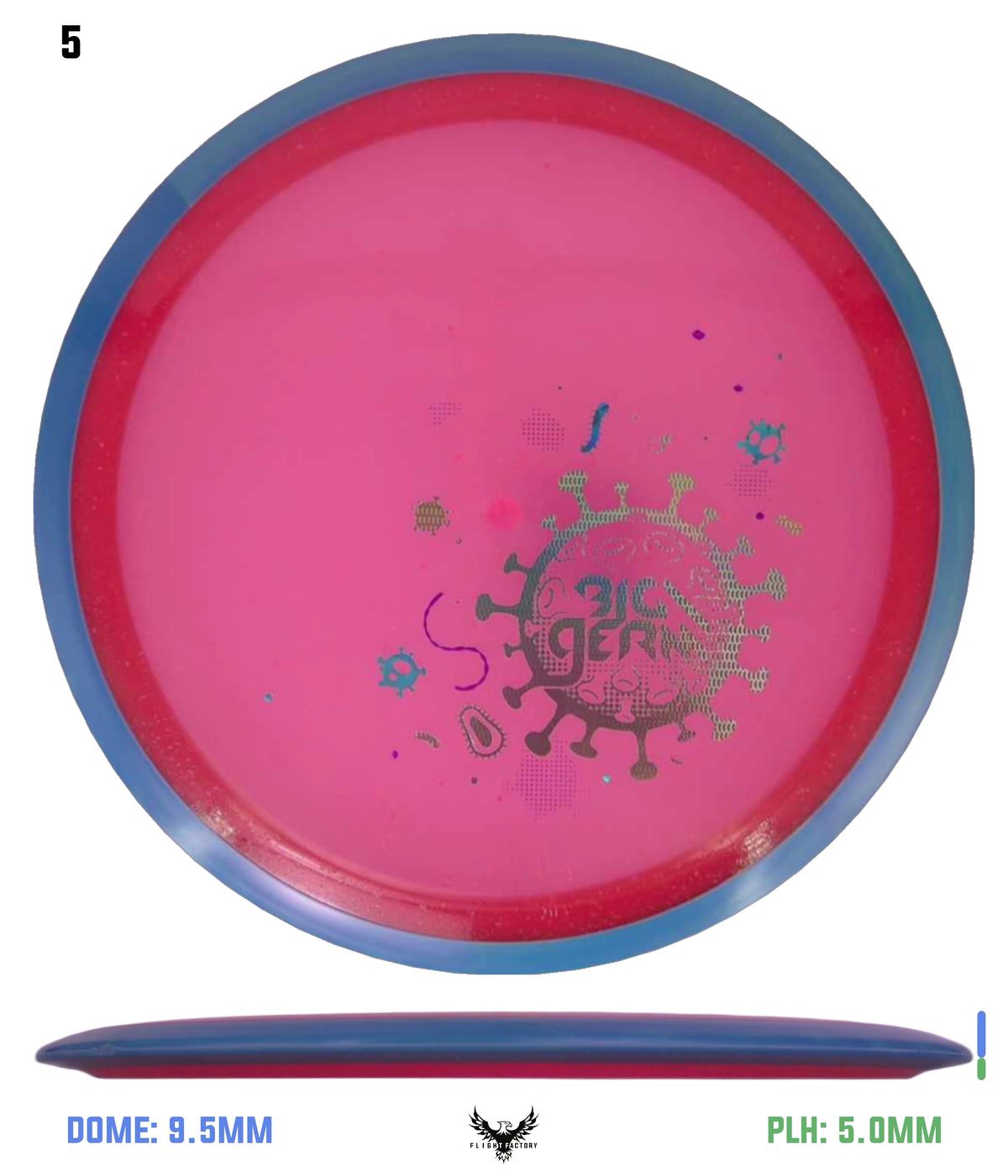 Axiom Particle Glow Proton Virus - "Big Germ Virus"