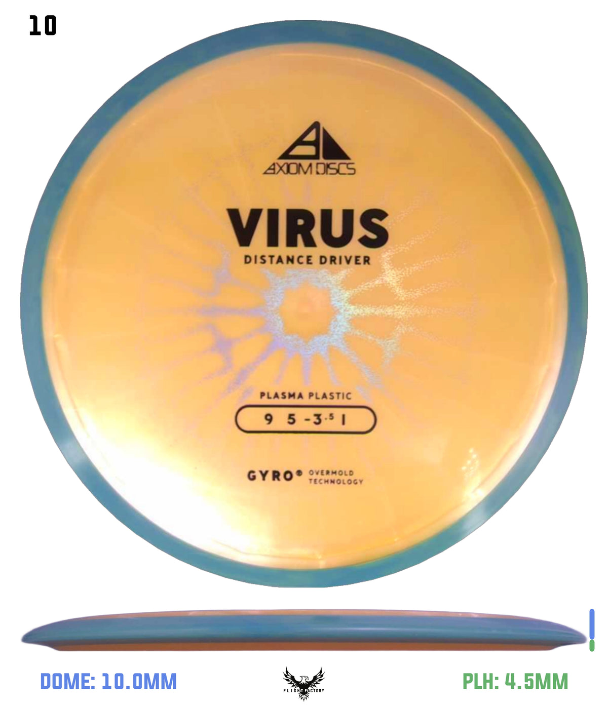 Axiom Plasma Virus - New Stock Stamp