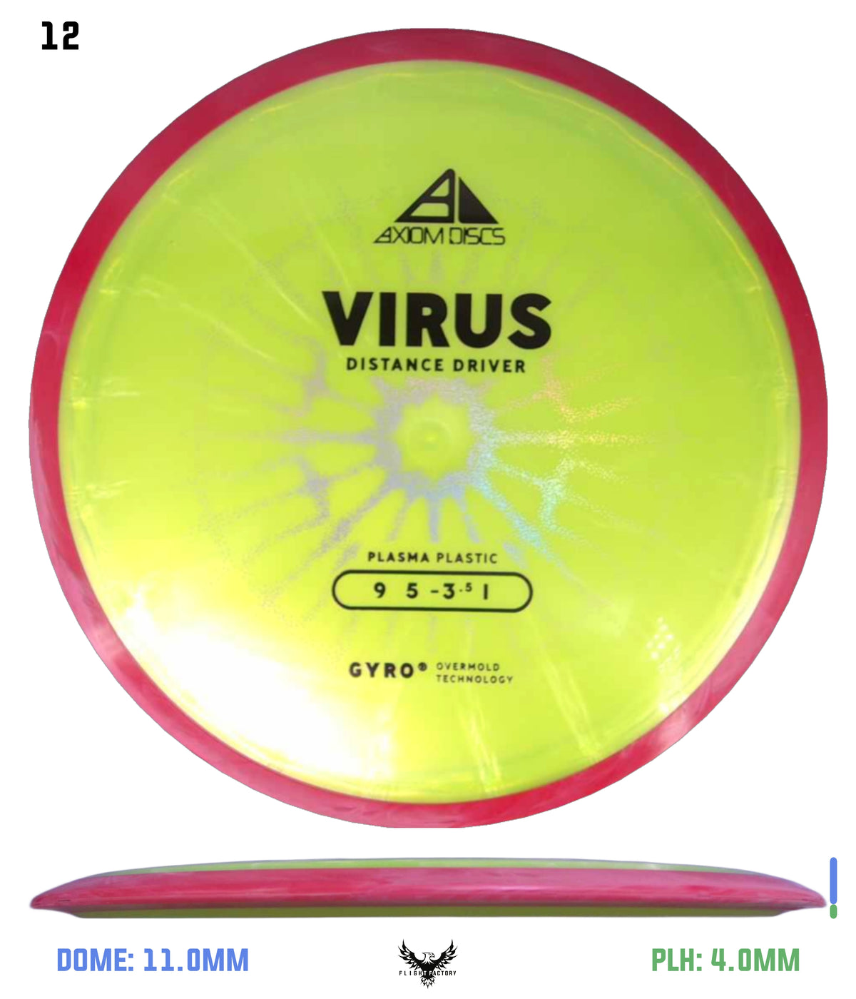 Axiom Plasma Virus - New Stock Stamp