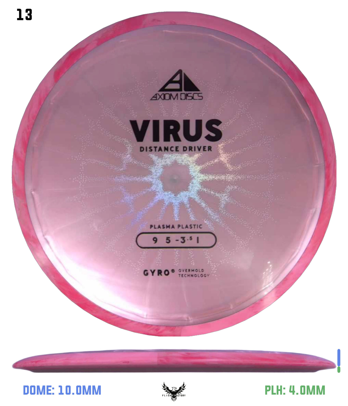 Axiom Plasma Virus - New Stock Stamp