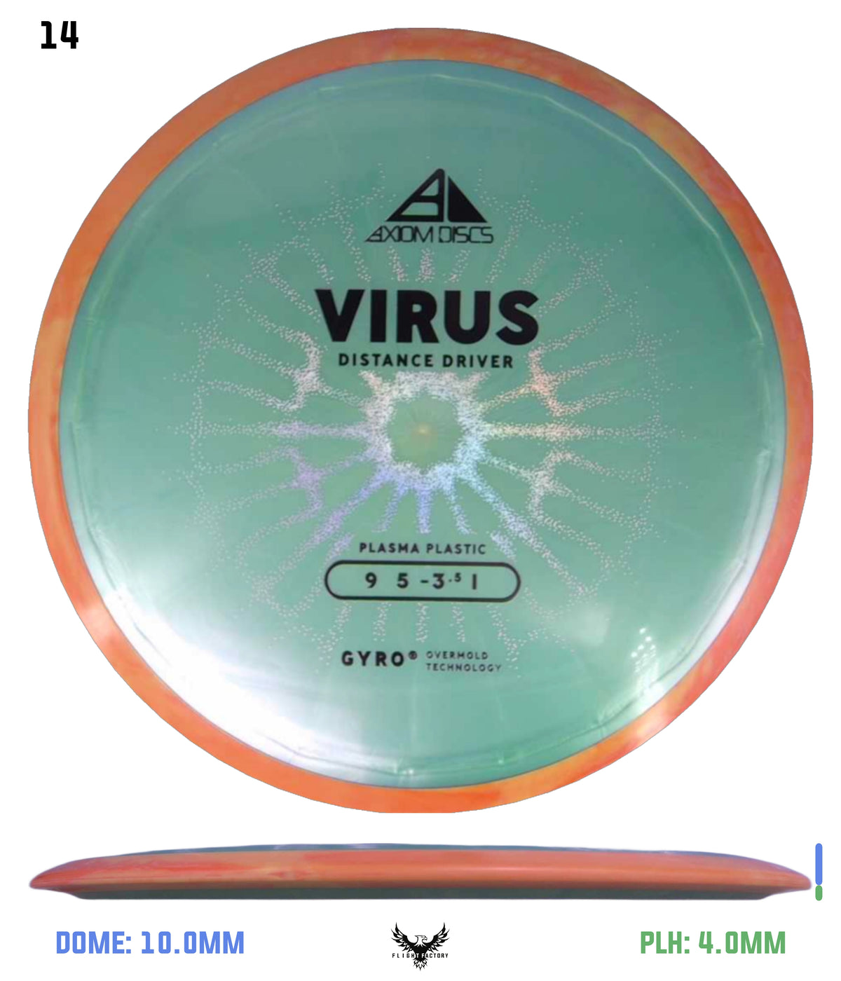 Axiom Plasma Virus - New Stock Stamp