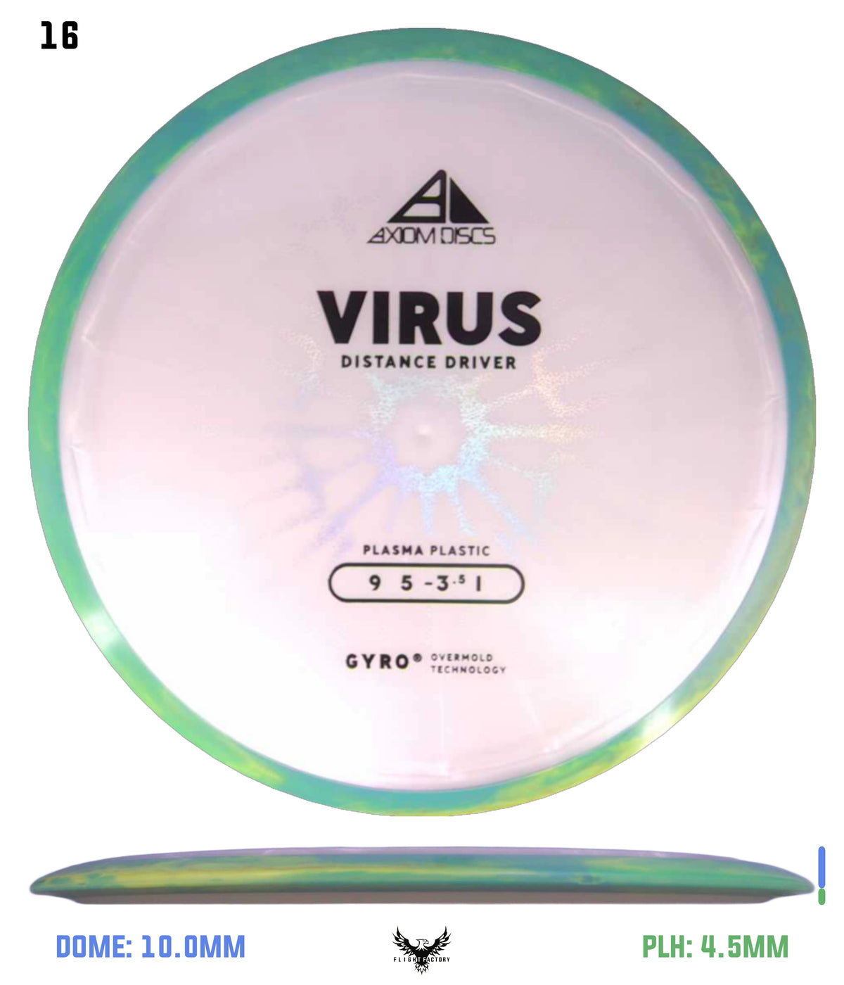 Axiom Plasma Virus - New Stock Stamp