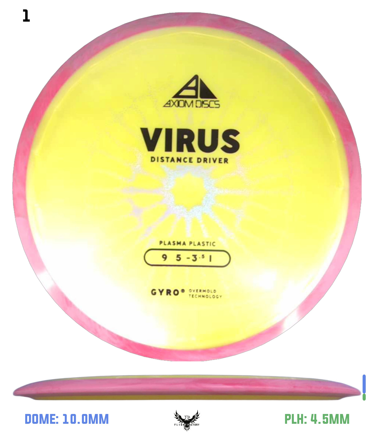 Axiom Plasma Virus - New Stock Stamp