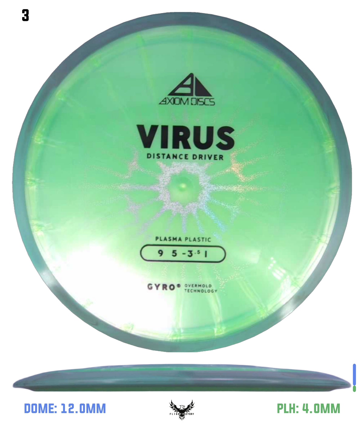Axiom Plasma Virus - New Stock Stamp