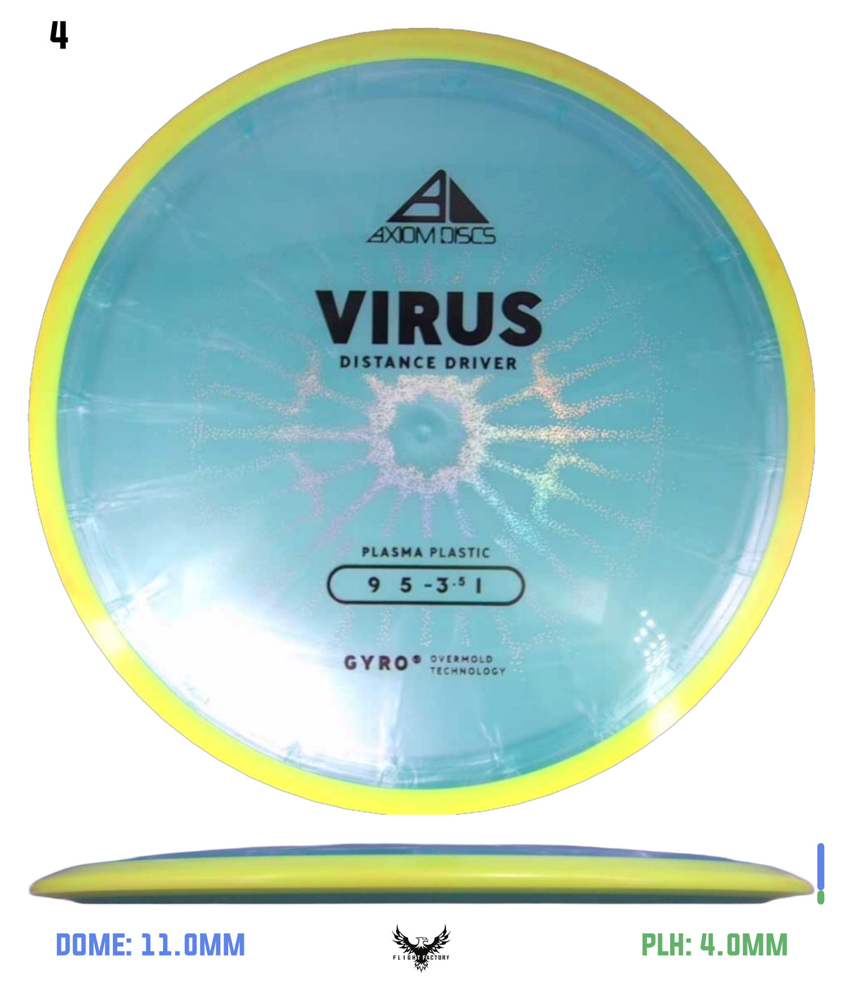 Axiom Plasma Virus - New Stock Stamp
