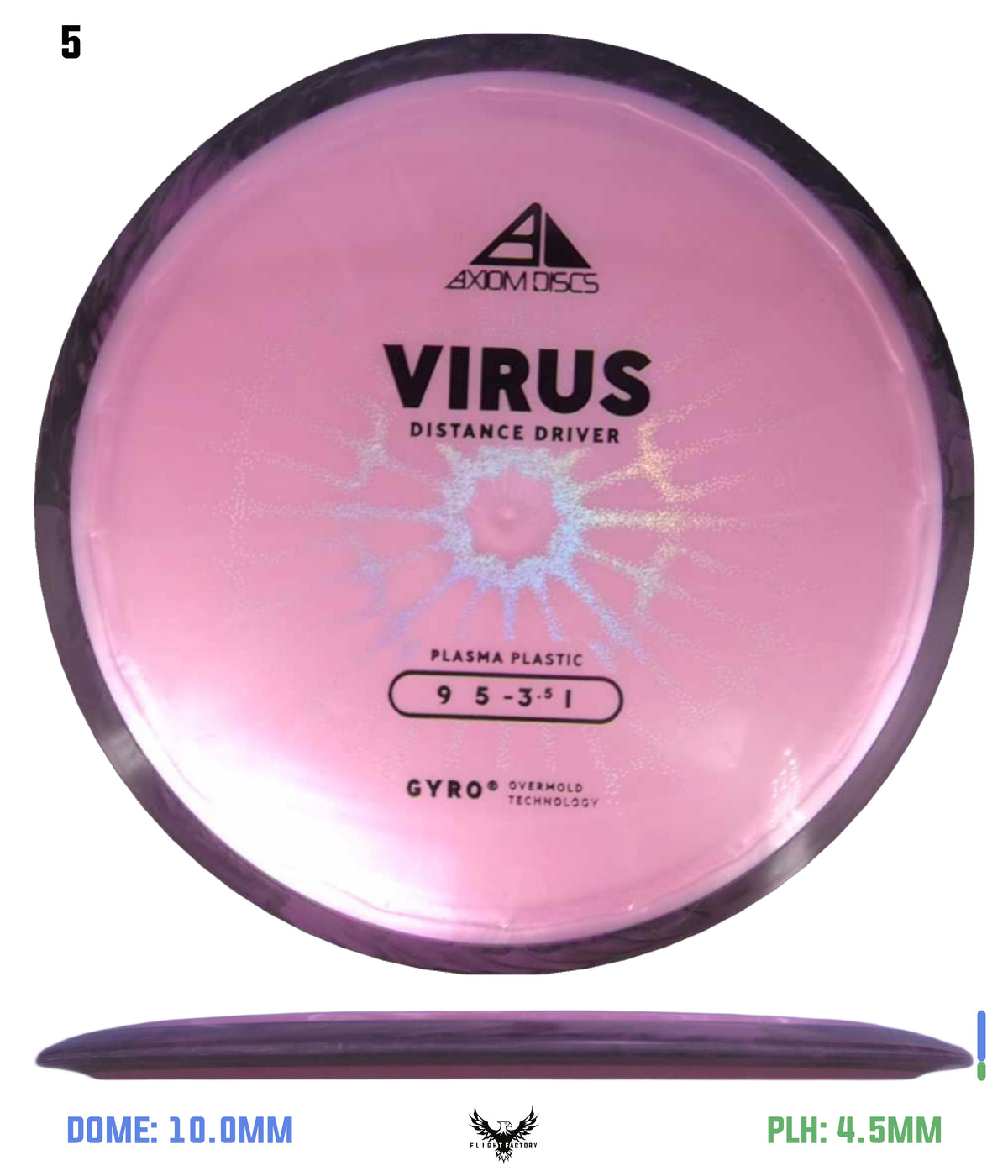 Axiom Plasma Virus - New Stock Stamp