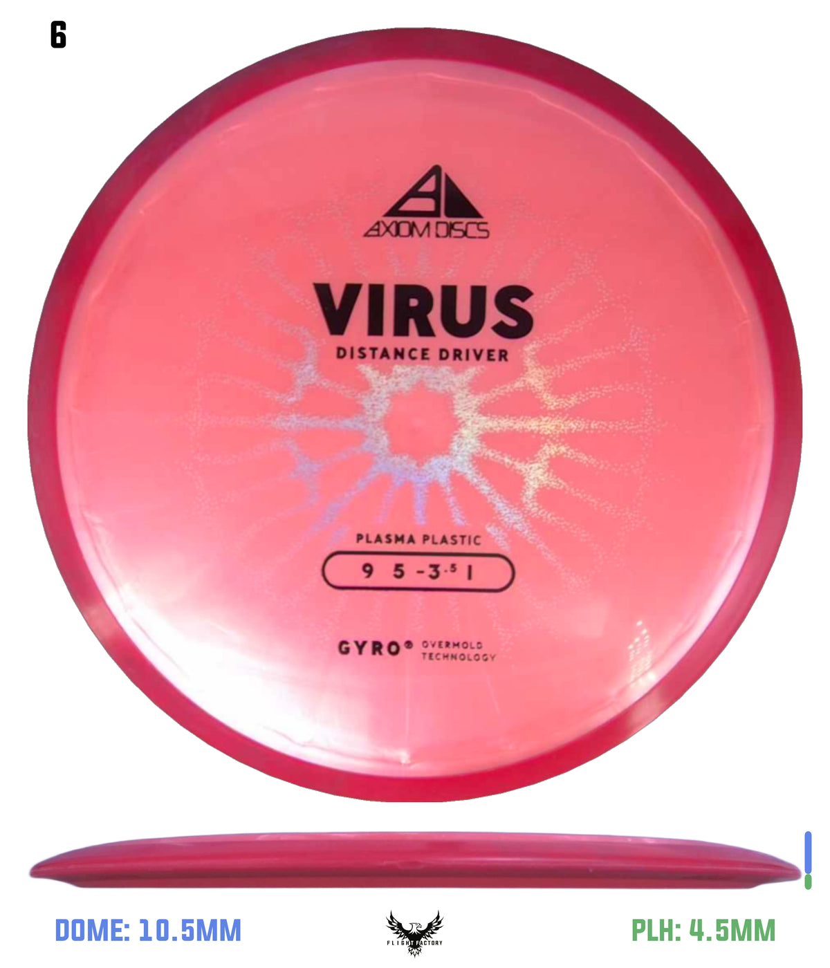 Axiom Plasma Virus - New Stock Stamp