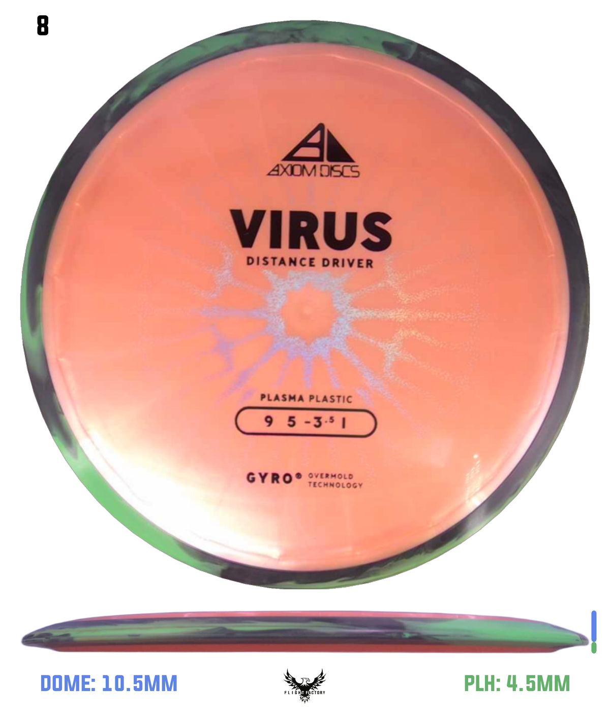 Axiom Plasma Virus - New Stock Stamp