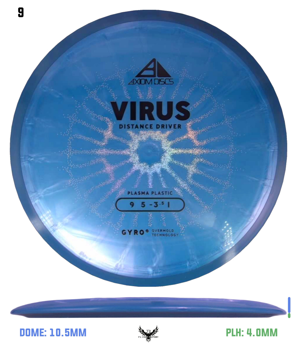 Axiom Plasma Virus - New Stock Stamp
