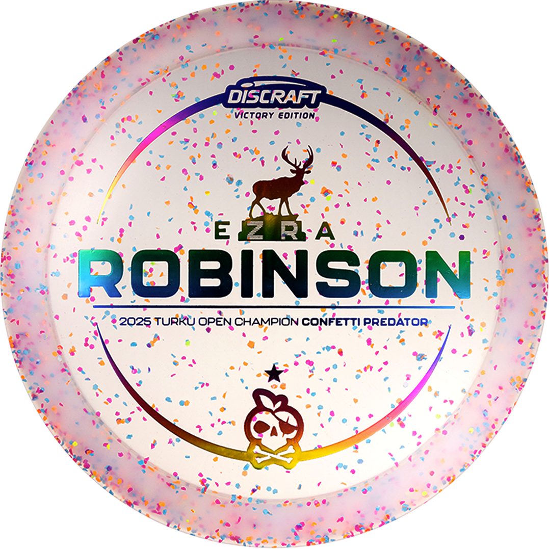 Discraft Ezra Robinson Turku Open Champion Z Confetti Predator (PRE-ORDER)