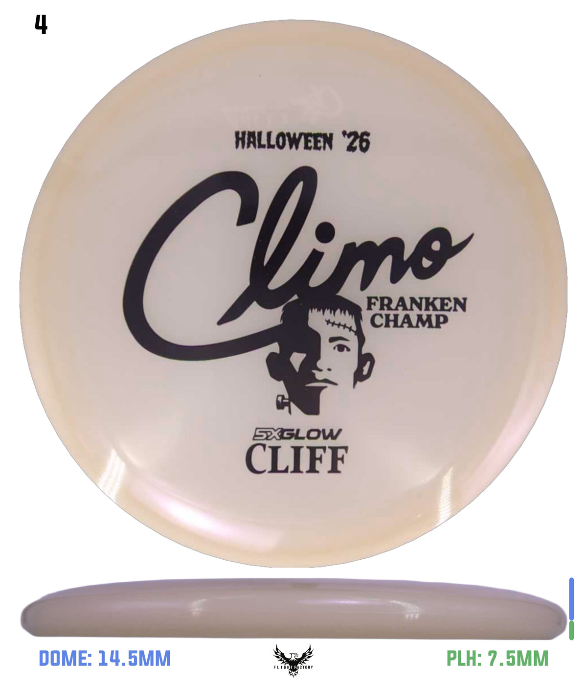Climo Disc Golf Cliff Black 175.8g
