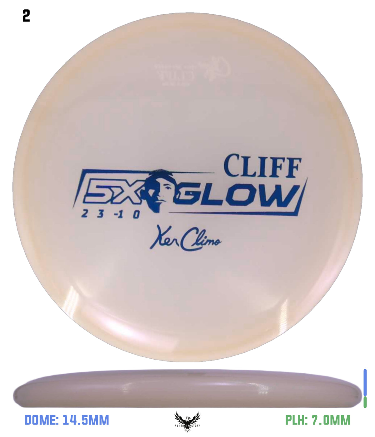 Climo Disc Golf Cliff Blue 176.3g