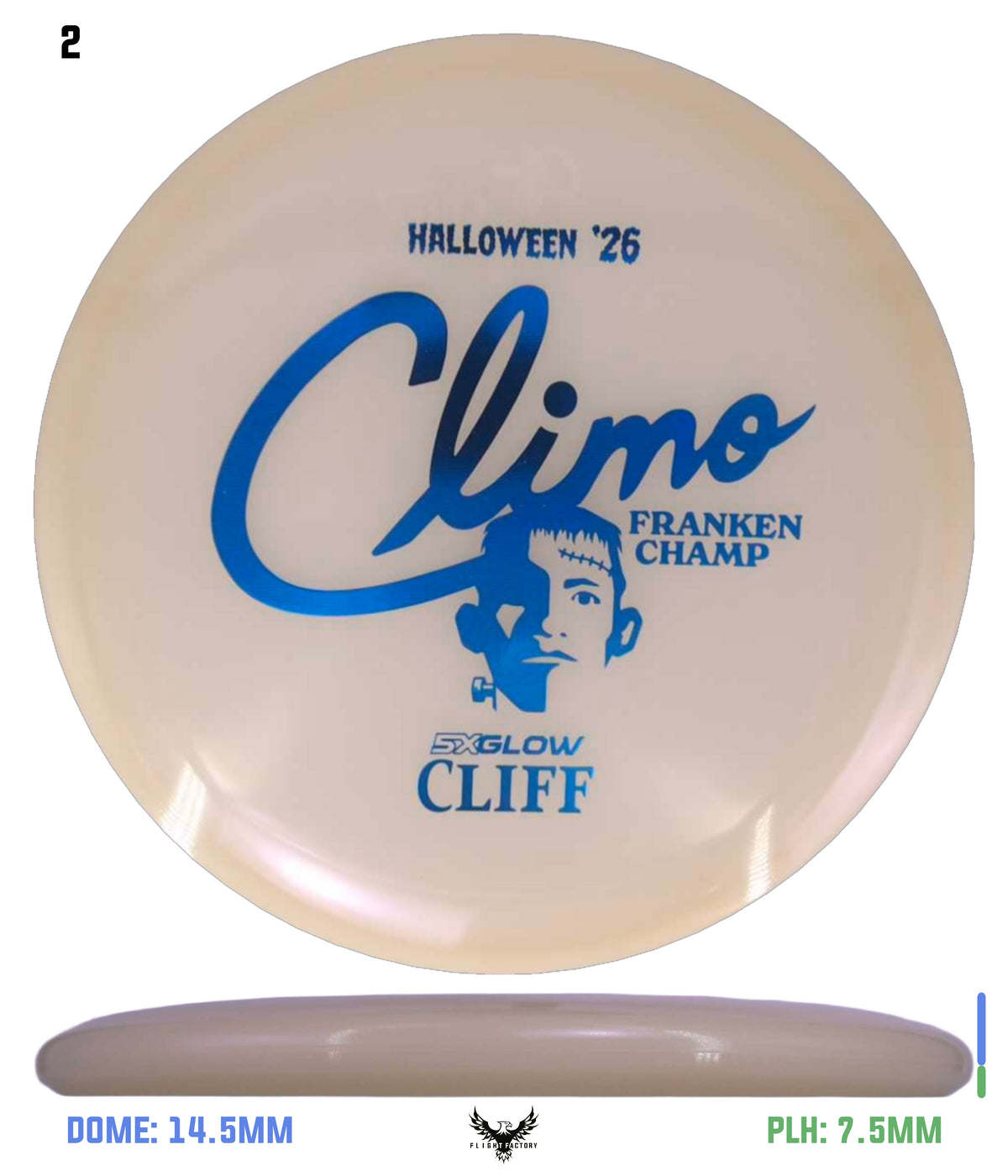 Climo Disc Golf Cliff Blue 178.4g