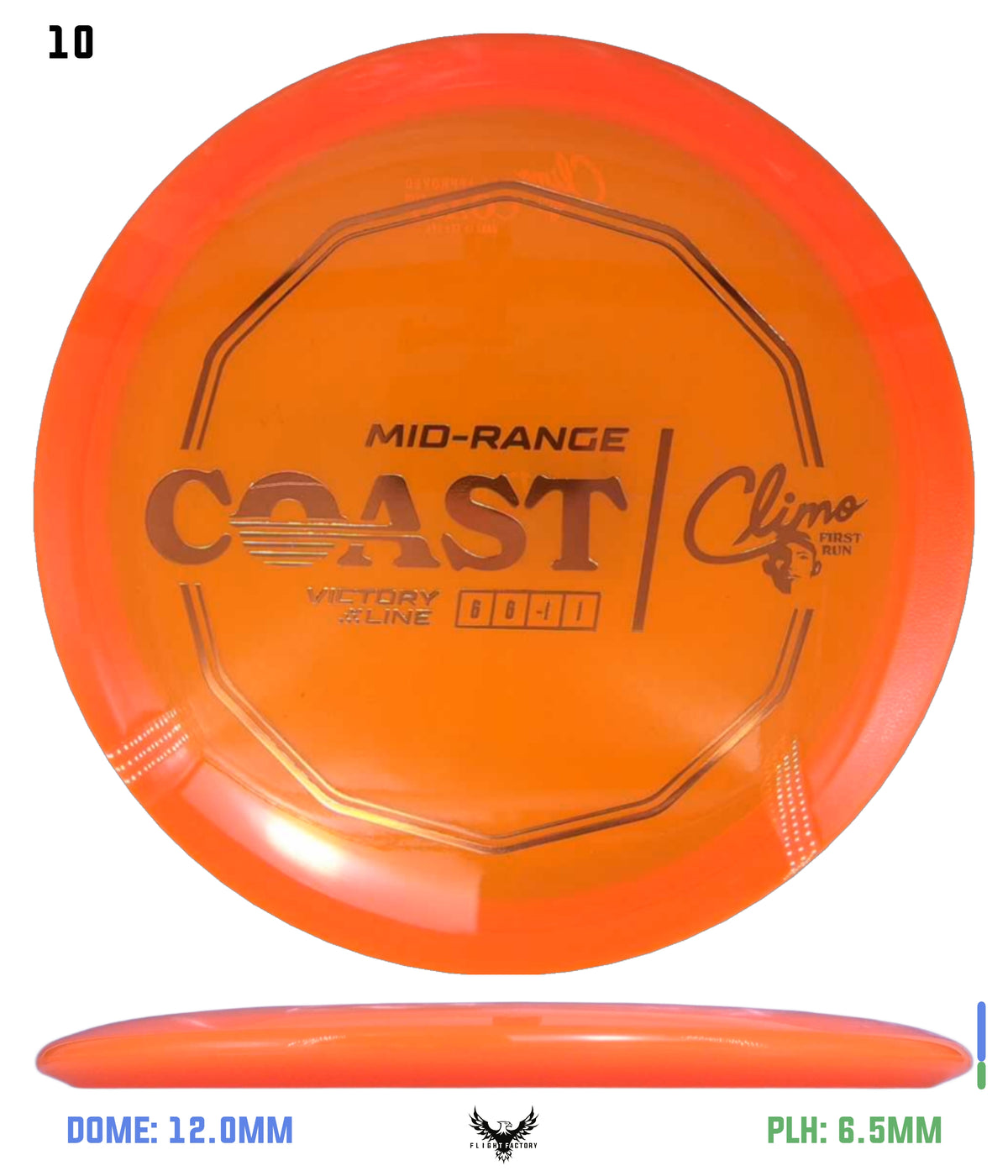 Climo Disc Golf First Run Victory Line Coast