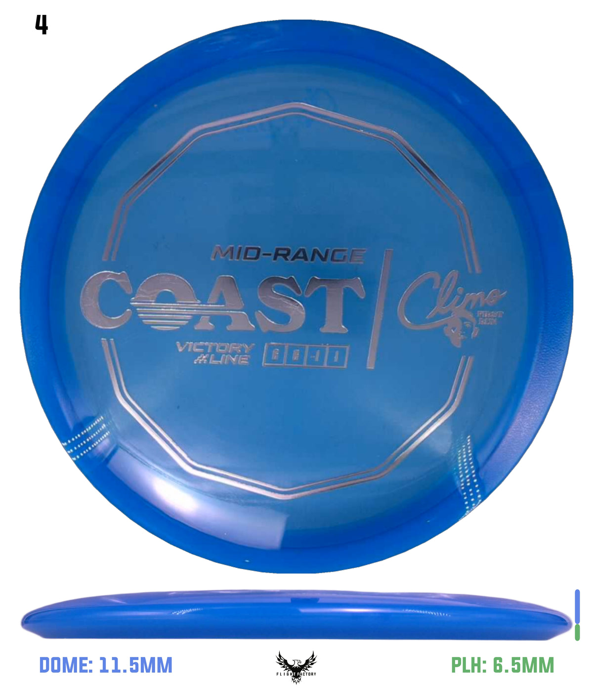 Climo Disc Golf First Run Victory Line Coast