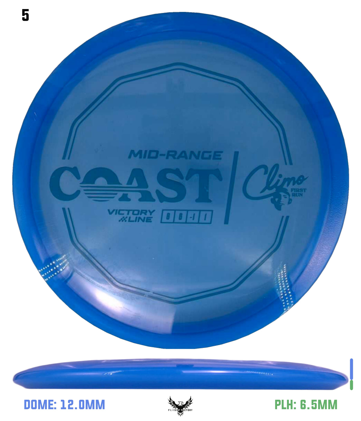 Climo Disc Golf First Run Victory Line Coast