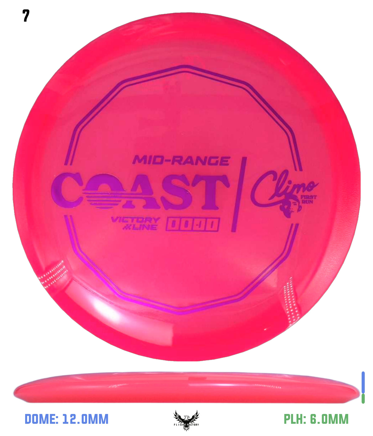 Climo Disc Golf First Run Victory Line Coast