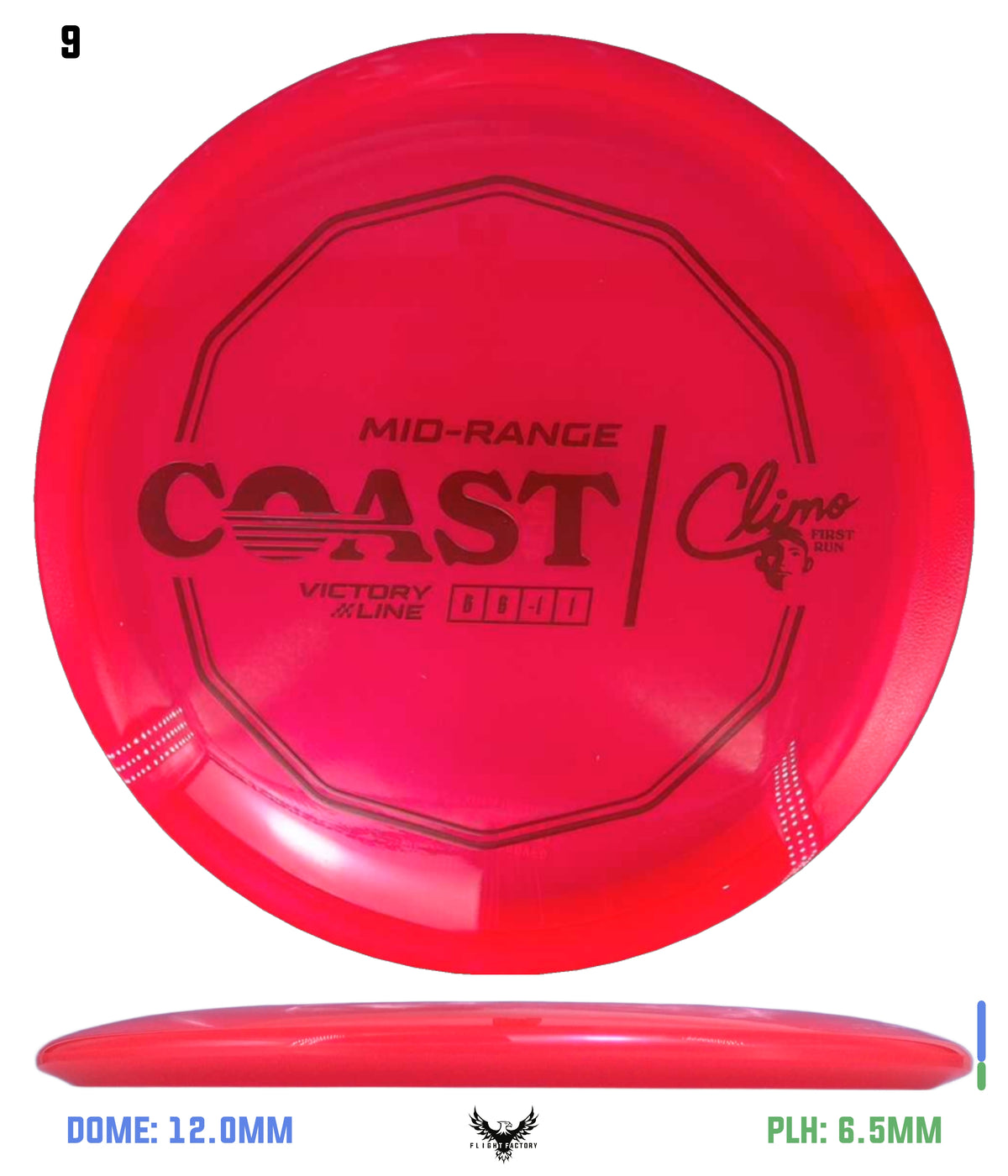 Climo Disc Golf First Run Victory Line Coast